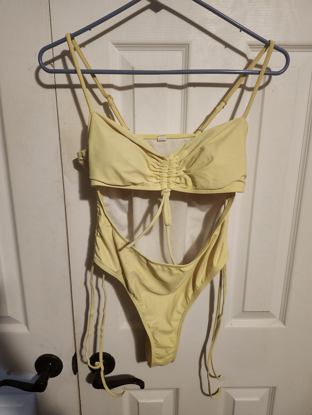 Yellow One-Piece Swimsuit